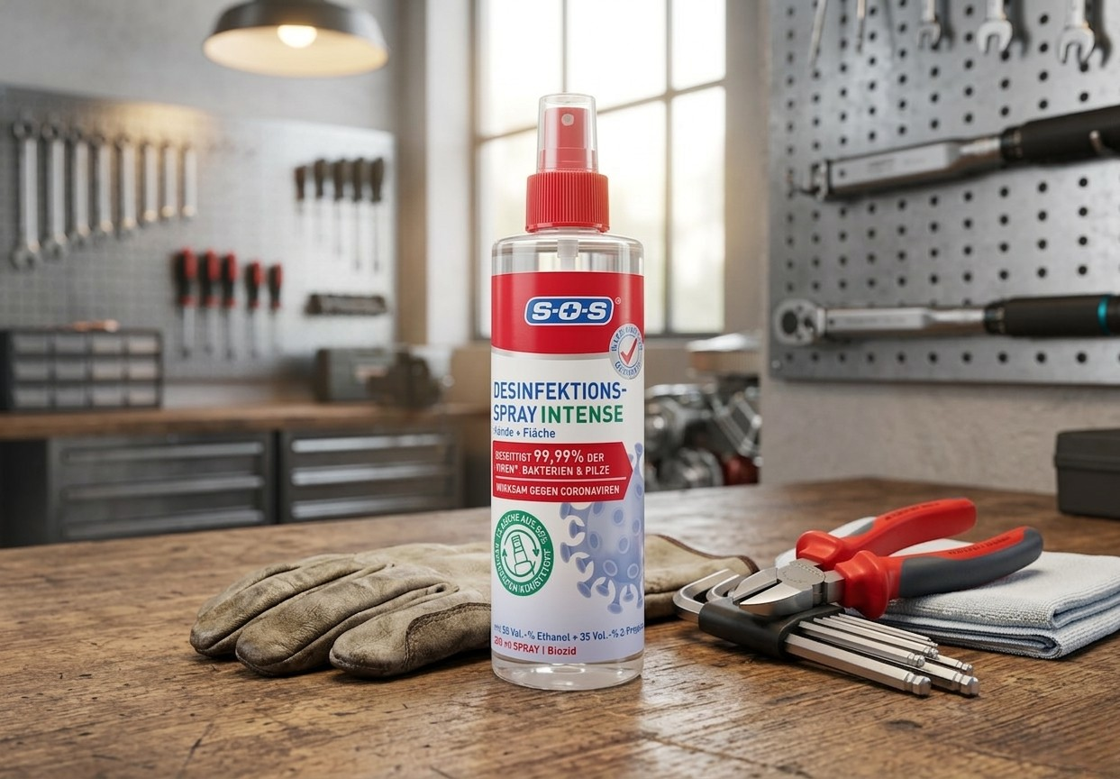 SOS Desinfektionsspray Intense Hand & Fläche, 250 ml - Fluxo