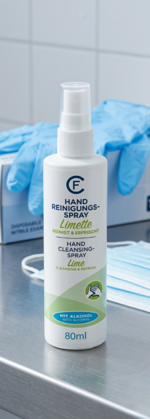 Desinfizierendes Handreinigungsspray – 70% Alkohol (80 ml) - Fluxo