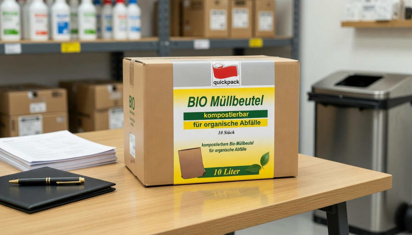 Quickpack Müllbeutel Bio-Abfallbeutel - Fluxo