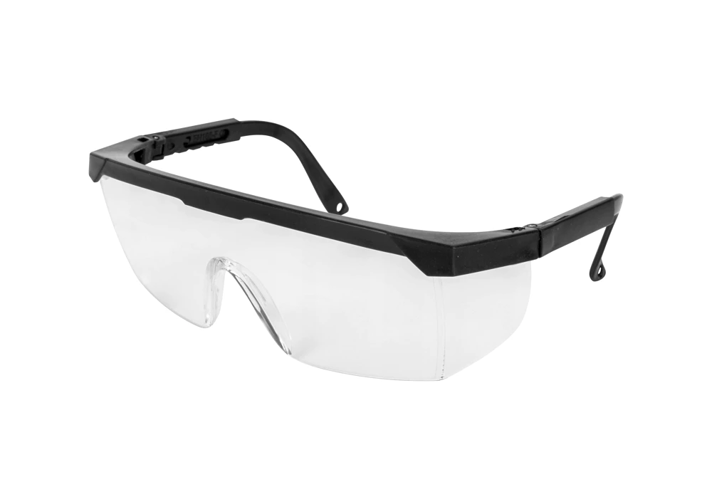Schutzbrille – Spritzschutzbrille mit schwarzem Rahmen - Fluxo