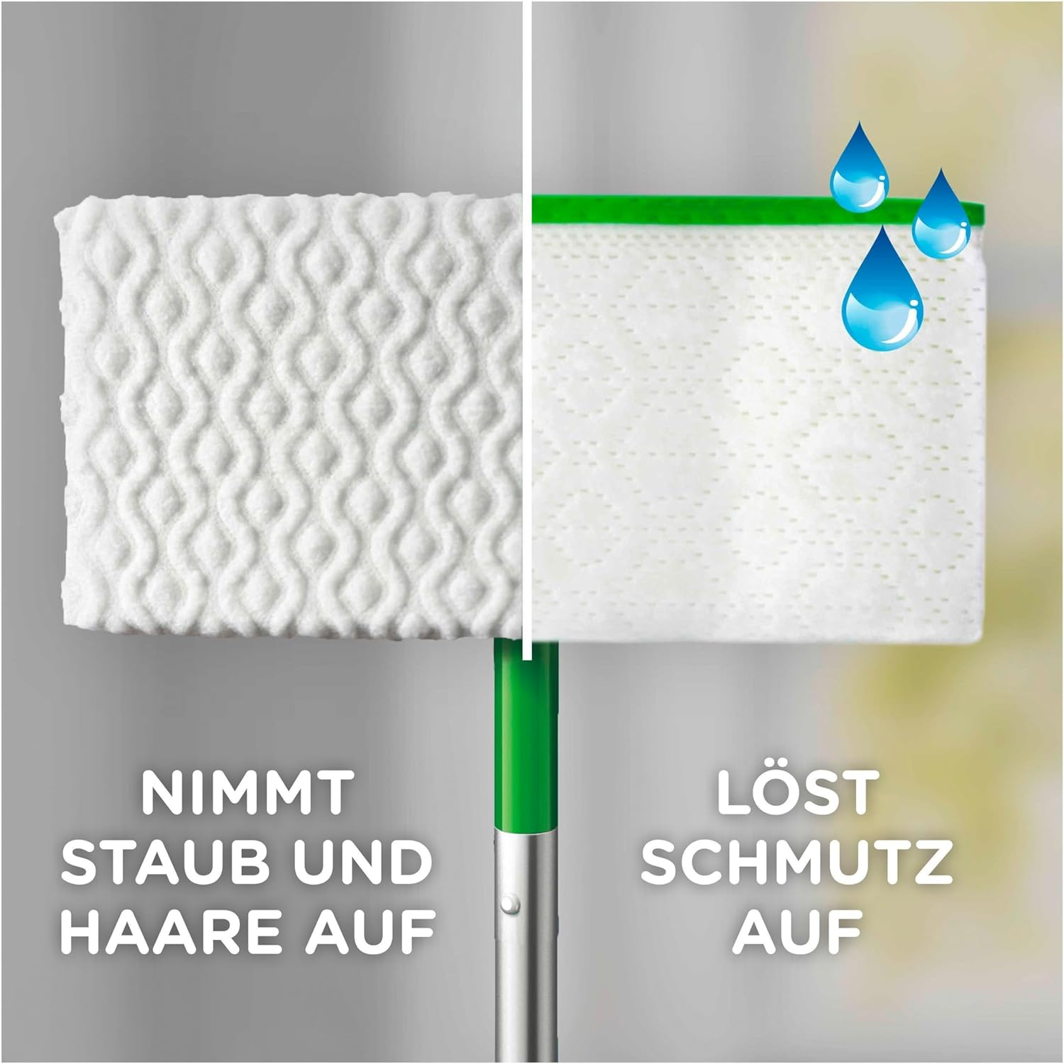Swiffer Bodenreiniger Starterset – Bodenstab inkl. 11 Wischtüchern - Fluxo
