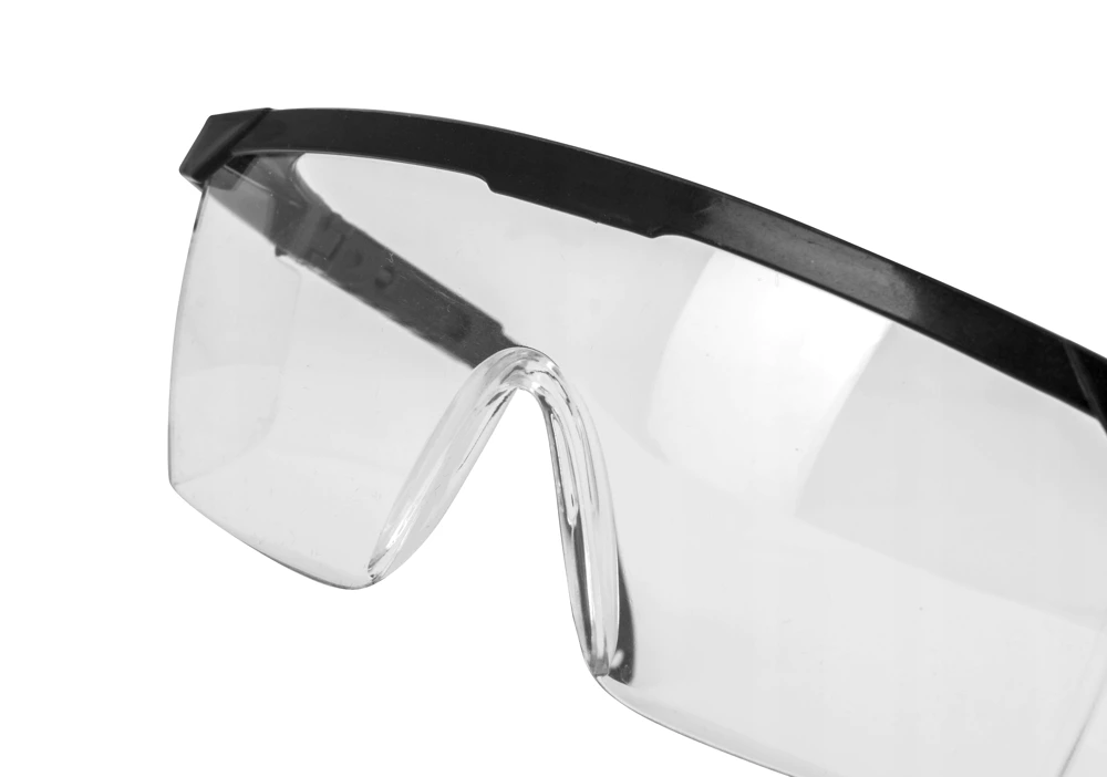 Schutzbrille – Spritzschutzbrille mit schwarzem Rahmen - Fluxo