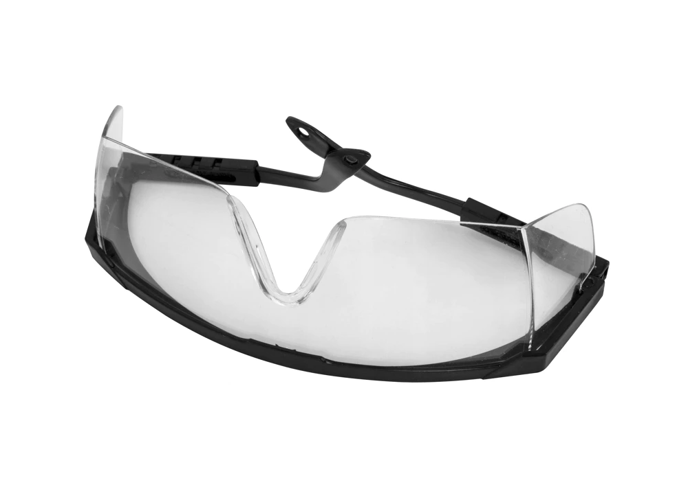 Schutzbrille – Spritzschutzbrille mit schwarzem Rahmen - Fluxo
